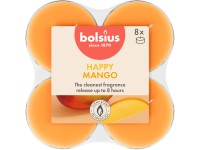 Bolsius Čajové Maxi 8ks True Scents Mango, vonné sviečky