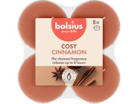 Bolsius Čajové Maxi 8ks True Scents Apple Cinnamon, vonné sviečky