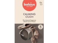 Bolsius Čajové 6ks True Scents Oud Wood, vonné sviečky