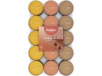 Bolsius Čajové 30ks Sugar&Spice basic trojfarebné, vonné sviečky