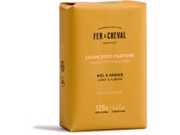 Fer à Cheval Marseillské jemné mýdlo s vůní Med & mandle 125 g