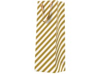 Taška na víno Stripes gold 120x100x370 mm