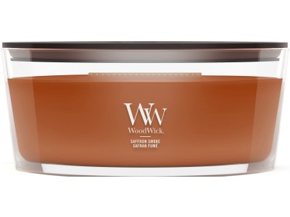 WoodWick Saffron Smoke svíčka loď