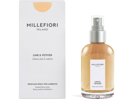 Millefiori Milano Lime & Vetiver bytový sprej 100 ml