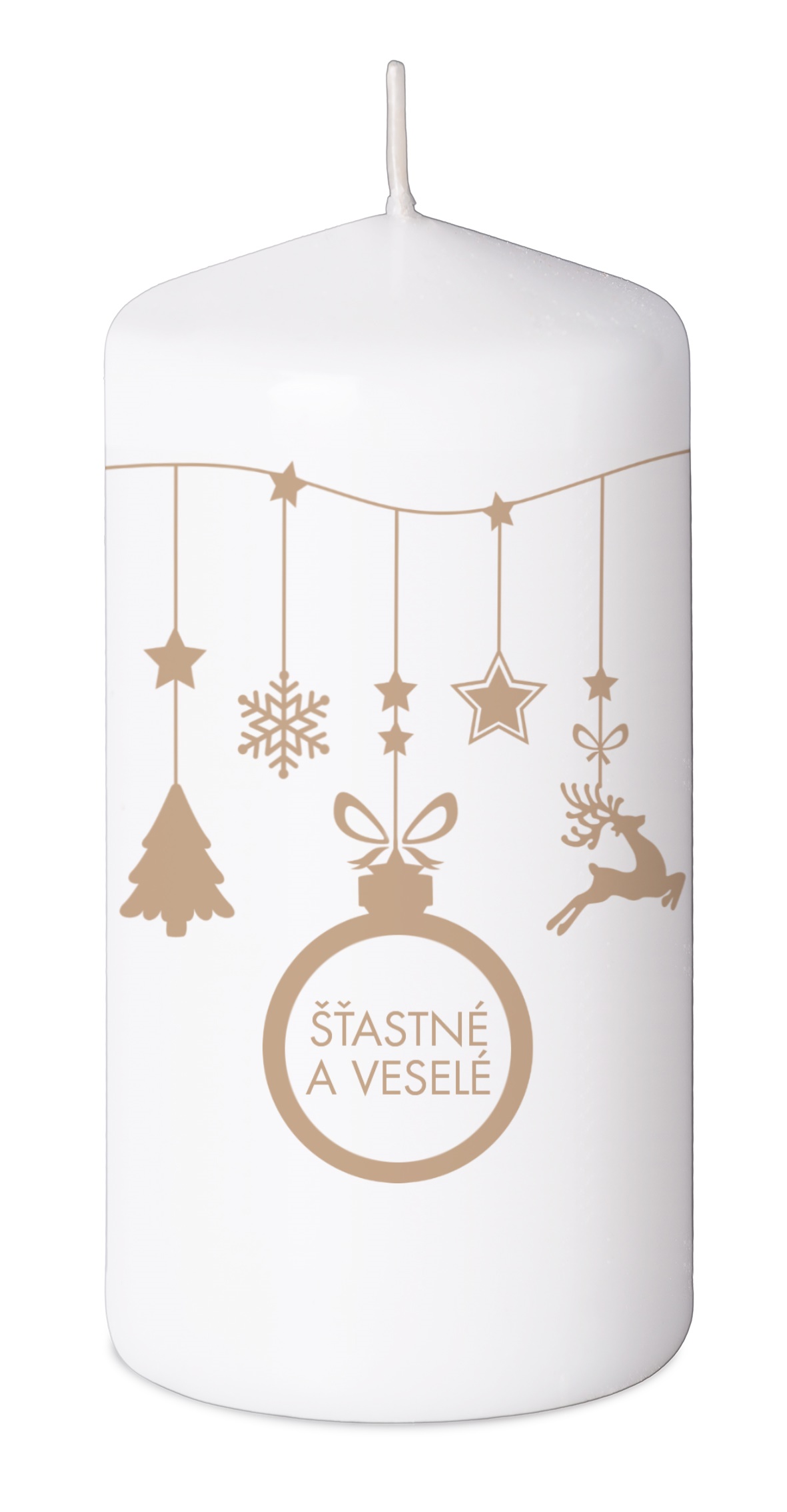 Díszített gyertyák